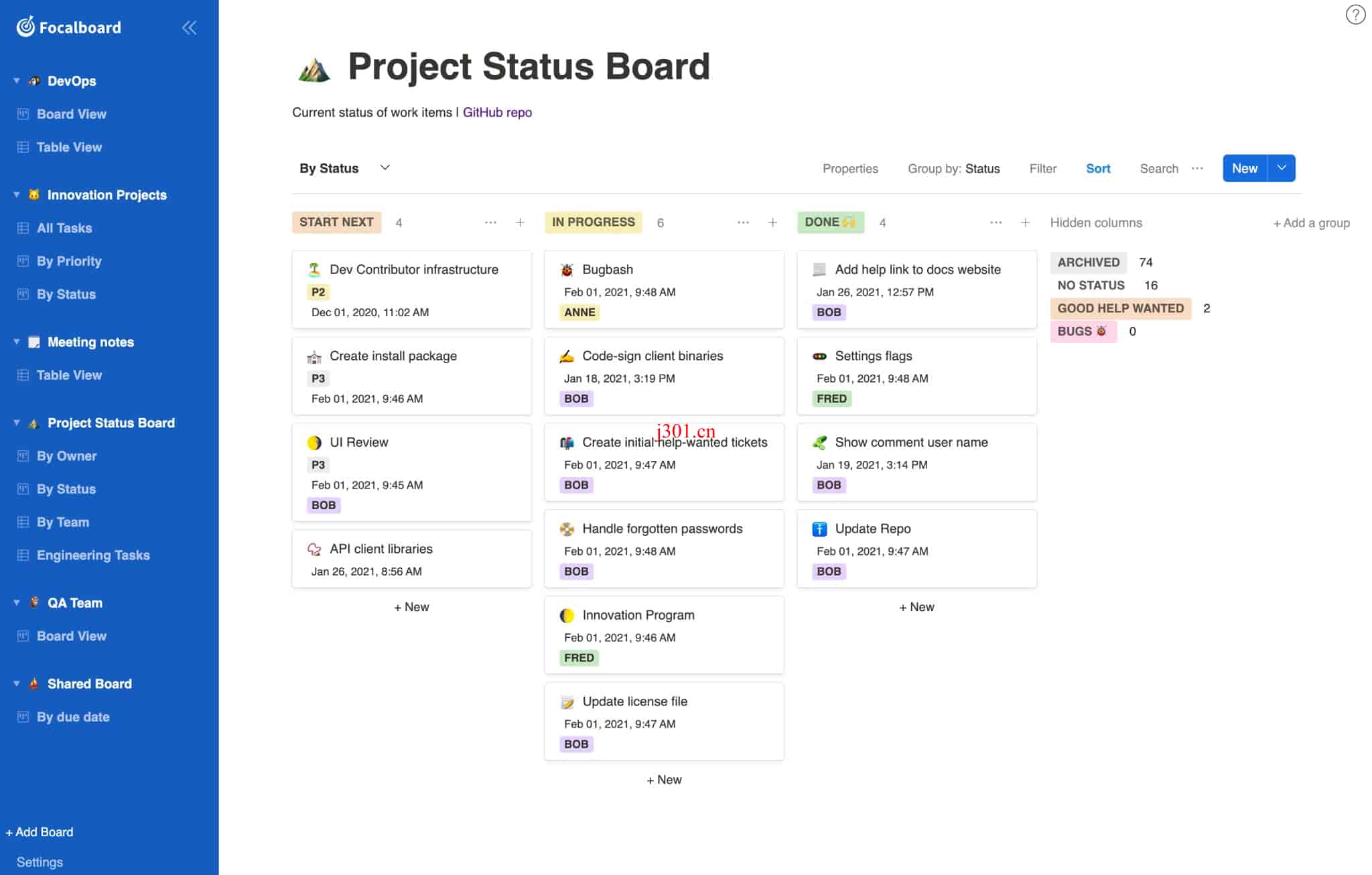 github_practical_focalboard_2